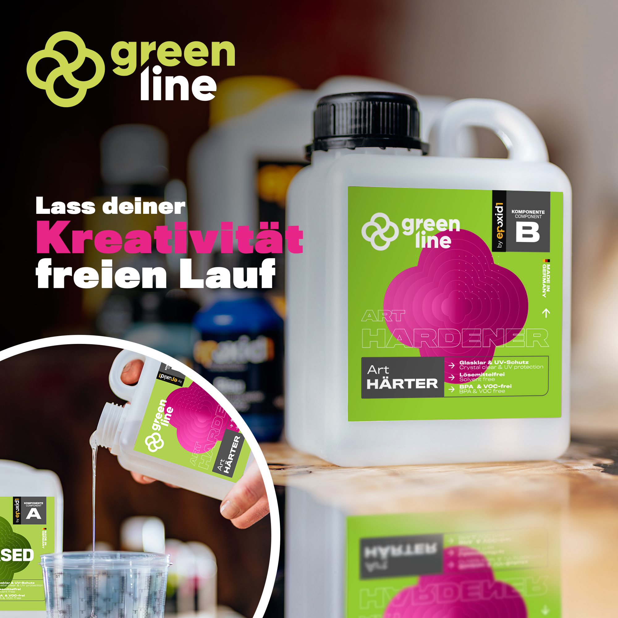 Lass deiner Kreativität freien Lauf