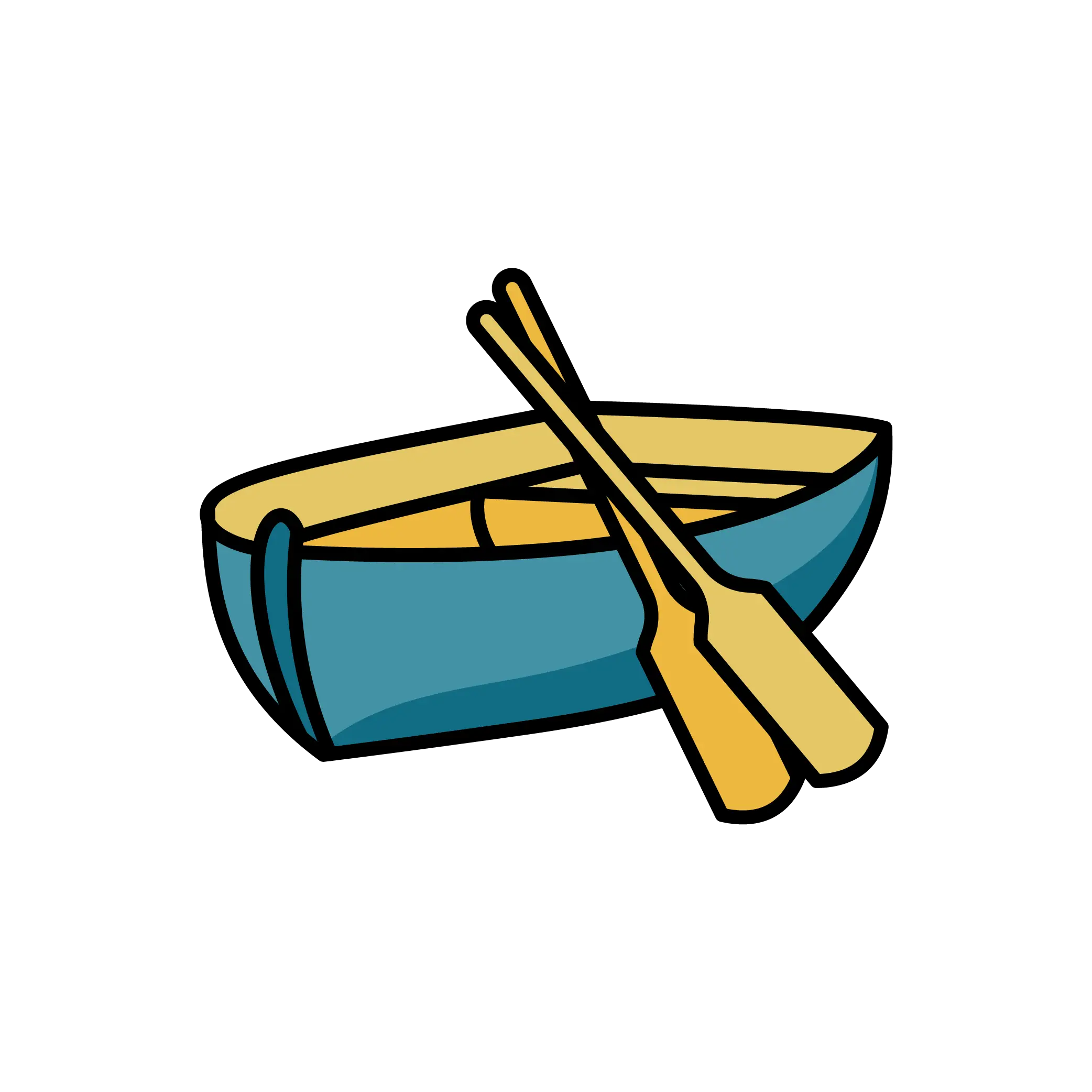 Illustration eines Bootes mit Epoxidharz Beschichtung Illustration eines Bootes mit Epoxidharz Beschichtung