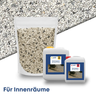 Steinteppich Set INNEN - Grigio Bardiglio