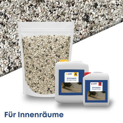 Steinteppich Set INNEN - Grigio Perla Venato