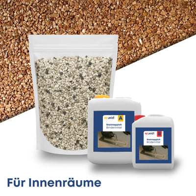 Steinteppich Set INNEN - Rosso Verona